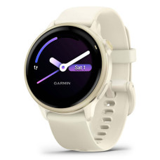 Ceas Garmin vivoactive 6 Bone/Lunar Gold 