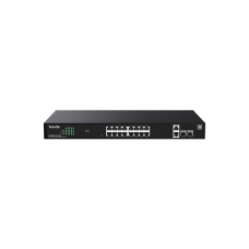 SWITCH TENDA PoE cloud managed, 18 GE+2 SFP porturi Gigabit, buget PoE 250W, metalic 