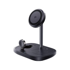 INCARCATOR wireless Baseus EnerFill FS41 3-in-1, magnetic, 22.5W, include cablu USB Type-C la USB Type-C, negru 