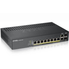 SWITCH PoE ZYXEL, port Gigabit x 8, SFP SFP x 2, managed, 