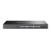 Switch TP-Link cu management, Omada 28-Port Gigabit Smart Switch cu 16 × Gigabit 802.3af/at PoE+, 8 × Gigabit RJ45 ports si 4 × Gigabit SFP, buget POE 150W, metalic   