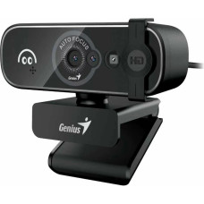 CAMERA WEB GENIUS  senzor 1080p Full-HD cu rezolutie video 1920x1080, FaceCam Open, microfon, auto focus, 82 grade view, cablu 1.5m, black 